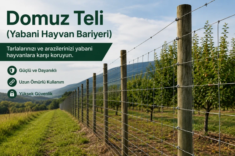 Denizli Domuz Teli (Yabani Hayvan Bariyeri)
